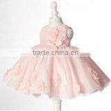 Wholesale European Kids Wear 2015 Spring Red Flower Girl Dress Sewing Patterns thumbnail-3