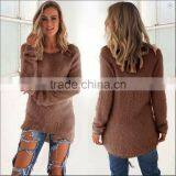 Fashion Women's Casual Long Sleeve Jumper Pullovers Loose Blouse thumbnail-4