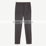 2017 OEM Front Zip Marl Stretch Waist Skinny Leg Trousers thumbnail-6