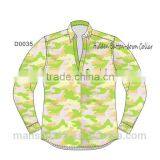 Designer Custom Half Placket Camo Shirt thumbnail-1