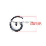 2mm Acrylic Ear Stretcher Expander Spiral Black Ear Piercing Ear Tapers thumbnail-3