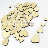 30x Mixed Wood Craft Shapes/ Hearts / DIY Project / Beads / Supplies thumbnail-1