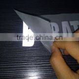 Silver Grey Reflective Heat Transfer T-shirt Logo thumbnail-4