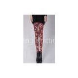 Spandex / Polyester Floral Print Tights