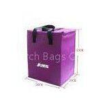 Large purple lunch tote bag for ladies girl 900D / 1680D oxford