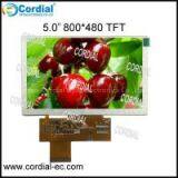 5.0 Inch 800x480 TFT LCD MODULE CT050PPL07, Optional With Resistive and Capacitive Touchscreen