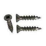 Flat Head Thread Cutting Stainless Steel Deck Screws Type 17 Square Socket