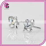 Women's Fashion Heart-shaped Water Language is Anti-allergic Earrings thumbnail-5