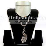 Designer Golden Silver Plated Navratri Necklace - Indian Banjara Traditional Oxidized Navratri Necklace thumbnail-4