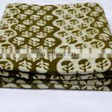 Fabric Indian Cotton Hand Block Print Dress Making Natural Print thumbnail-3