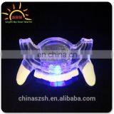 2015 Promotional Glowing Tooth Socket Led Flashing Mouth Piece for Halloween