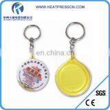 High Quality Plastic Keychain With Sublimation Photo