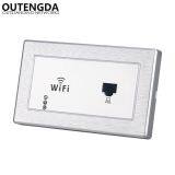 300Mbps 118 Type Wall Mount Wireless AP Access Point Socket WiFi Repeater Extender Router for Hotel Domitory Office Room thumbnail-3