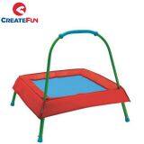 CreateFun Mini Square Indoor Kids Trampoline thumbnail-5