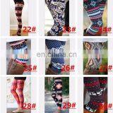 30 Design Jacquard Printed Family Matching Outfits Kids Pants Leggings for Baby Girls thumbnail-2