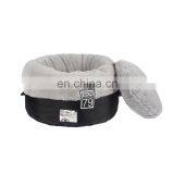 Wholesale Factory Grey Fabric Felt Fluffy Velvet Pet Dog Cat Bed Cave Nests House thumbnail-5