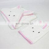 Ultra Soft Hooded Animal Bath Towels Hooded Baby Towel and Washcloth Gift Set for Newborn thumbnail-3