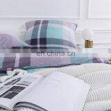 Comforter Set Microfiber Luxury Comforter Plaid Pattern Set Bedding,Bed Sheet And Comforter Set# thumbnail-3