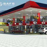 Easy Installation Steel Space Frame Petrol Station Canopy thumbnail-3