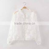 OEM Clothing 2015 Plus Size Clothing Women Clear Bomer Jacket thumbnail-6