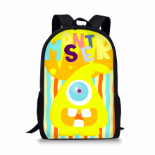 Cute Little Monster Kid School Bags Backpack Kindergarten Schoolbag 3D Cartoon Unisex Customized Logo Packing thumbnail-5