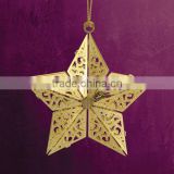 metal star ornament brass ornaments