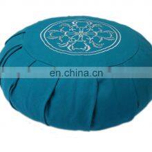 Private Label Used Multi Colored Zafu Yoga Meditation Pillow Indian Supplier thumbnail-2