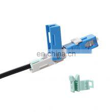FTTH Fiber Optic 55mm SC UPC Fast Connector for Drop Cable Conector Rapido de Fibra Optica Quick Connector thumbnail-1