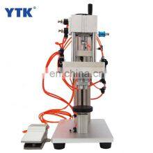 Wholesale Price Pneumatic Plastic Aluminium Perfume Box Bottle Cap Collar Ring Making Capping Sealing Pressing Machine 15mm thumbnail-2