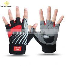 Breathable Fitness Gloves Silicone Palm Hollow Back Gym Gloves Weightlifting Workout Dumbbell Bodybuilding Fitness Gloves thumbnail-3