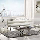 Oupusen 1 1 3 White Knock Down Office Sofa Set thumbnail-1