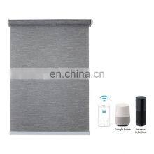 Anti-UV 38mm Wifi Zigbee Smart Motorized Tenda A Rullo Automated Shades Blind Remote Control Roller Rolls Window Blinds thumbnail-2