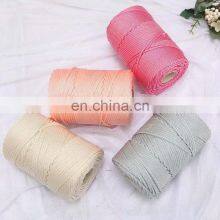 3mm Thickness Ice Silk Hat Thread Raffia Crochet Thread Textile Crochet 10s Ice Silk Thread Polypropylene Yarn for Hand Crochet thumbnail-3