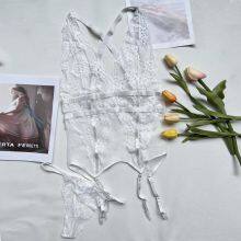 Women See-through Lace 2 Piece Sexy Lingerie thumbnail-3