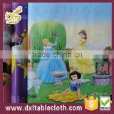 PVC Printed Catoon Table Covering The Princess for Party