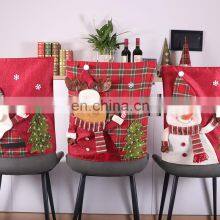 Christmas Decoration Folding Colors Wholesale Printing Party Events Luxury Wedding Dining Room Cover Chair thumbnail-2