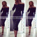 Fashion Sexy Dress Single Breasted Evening Dress Sexy Free Prom Dress thumbnail-1
