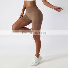 Hot Sale Gym Seamless Biker Shorts High Waist Yoga Scrunch Butt Leggings thumbnail-3