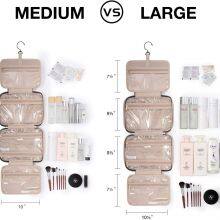 Travel Bag With Hanging Hook, Water-resistant Makeup Cosmetic Bag thumbnail-2
