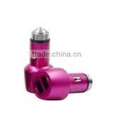 2016 Sale Crazy Dual USB 2-Port 5v 2A Metal Safety Hammer Car Charger thumbnail-3