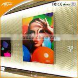 Indoor advertising wall display aluminum frame