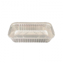 Longstar 750ml Disposable Aluminum Foil Food Tray With Lid for Oven Baking Takeout and Storage thumbnail-3