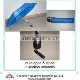 Automatic Open Offset 3 Fold Umbrella
