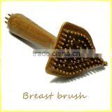 Female Manual Multi-purpose for magnetic dredge meridians Anti breast hyperplasia long handlebar massage brush