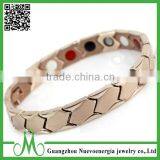 Many Colors Titanium Gold Magnetic Bracelet for Men thumbnail-4