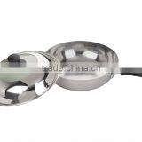 good quality Stainless steel Chinese pan frying pan