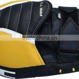 RDX Leather Focus Pads Hook and Jab Boxing Kick Curved MMA Bag Mitts Training FL thumbnail-4