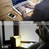 Imported Classic Woodern LED Rechargeable Folding Book Shape Lamp With Mobile Power, W-A09 thumbnail-6