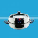 Stainless Steel Visible 3 Layer Food Steamer From China