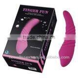 Luxury Silicone Finger Vibrator and Rechargeable Lady Finger Vibrator thumbnail-2